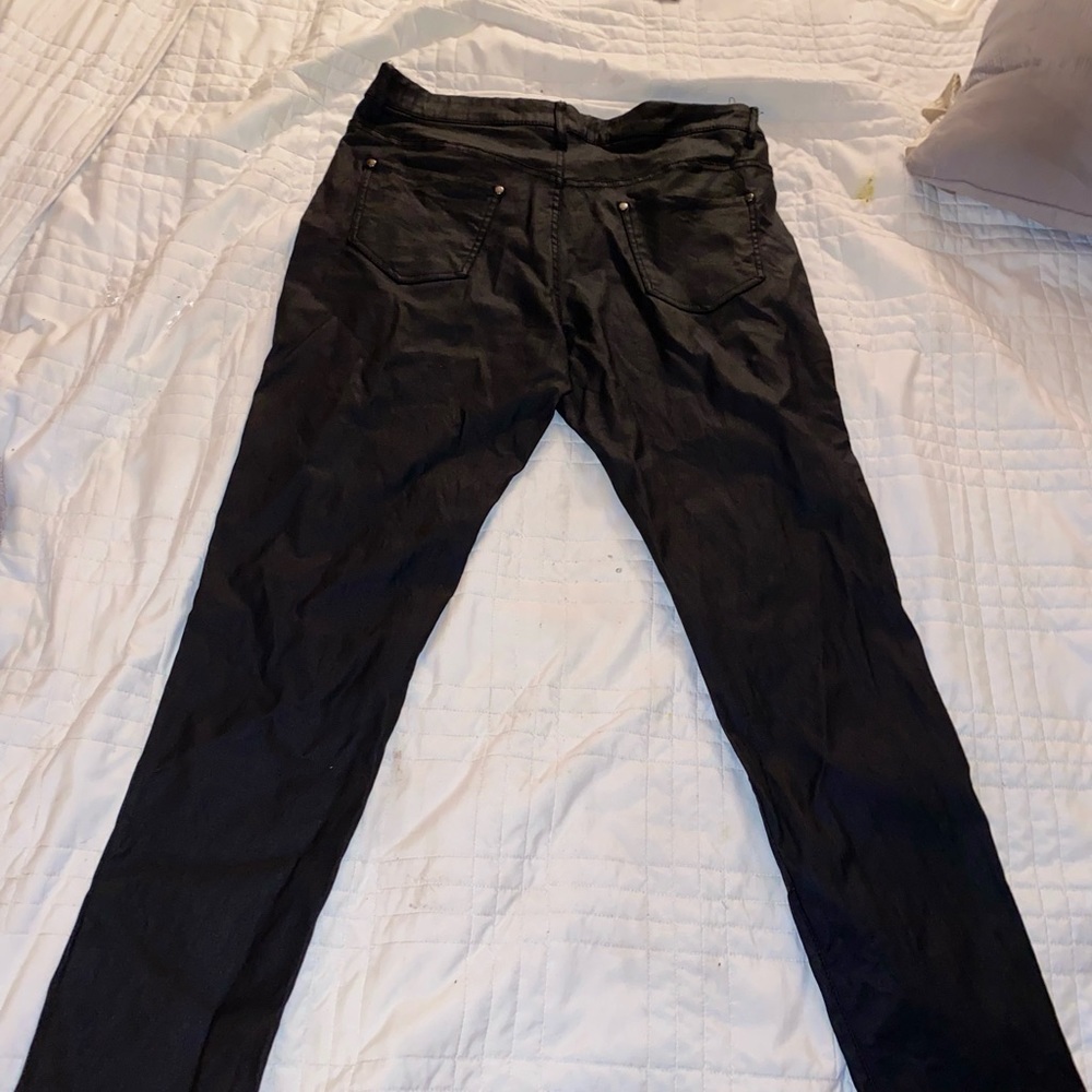 PVC pants 5 pocket jeans